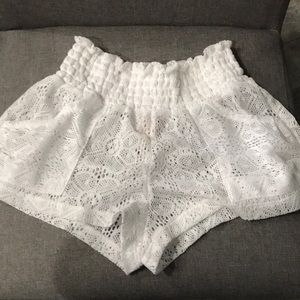 COPY - Op lace swimsuit coverup shorts